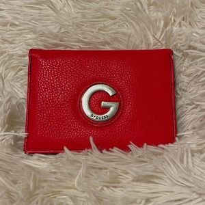 G by guess red wallet